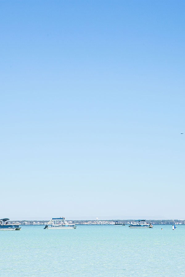 Destin, FL view of crab island