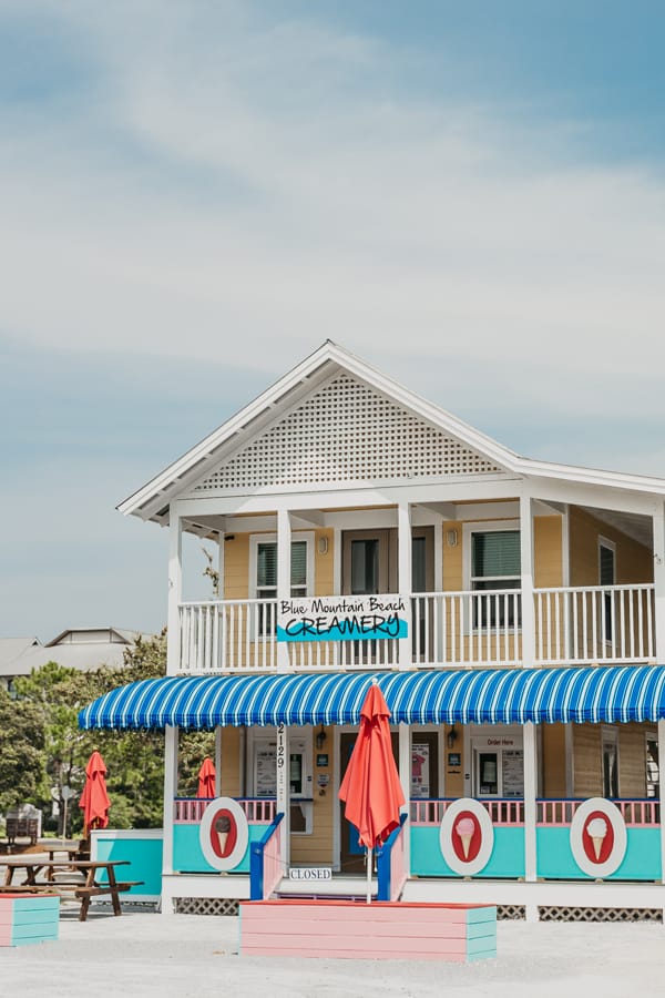 blue mountain beach ice cream shop