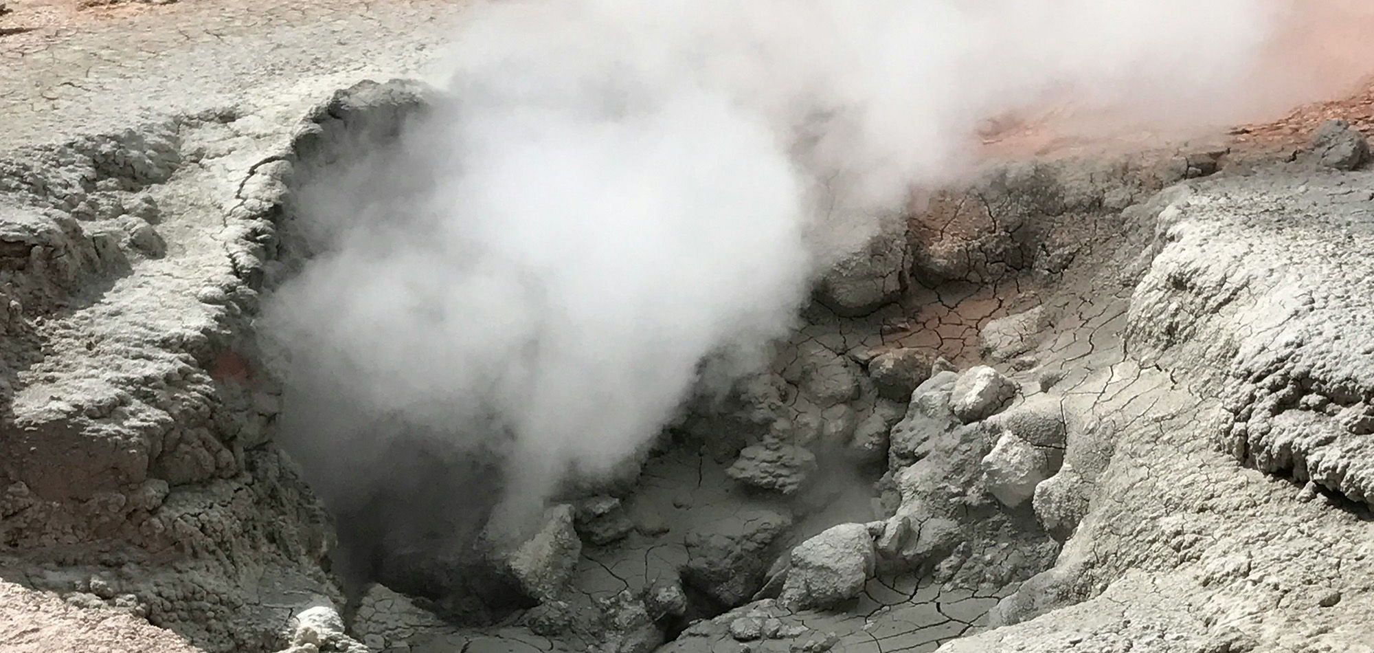 steam in Yellowstone National Park